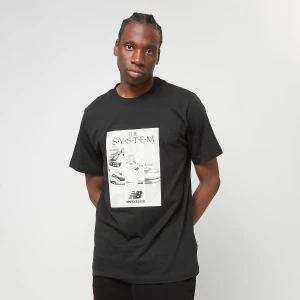 Zdjęcie produktu New Balance Poster Tee mężczyźni T-Shirty i Polo czarny rozmiar Odzież