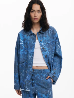 Postrzępiona kurtka paisley Desigual