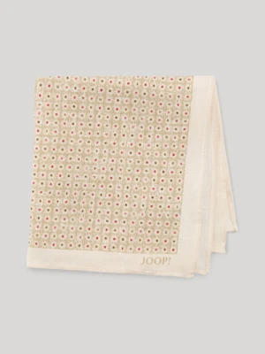 Poszetka jedwabna w kolorze kremowym Joop