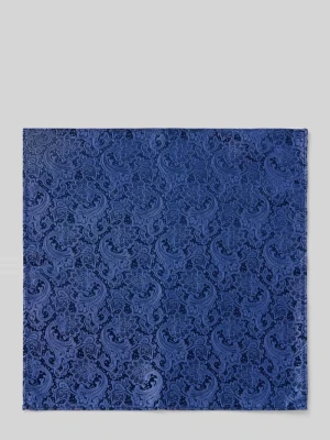 Poszetka jedwabna ze wzorem na całej powierzchni Monti