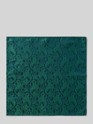 Poszetka jedwabna ze wzorem na całej powierzchni Monti