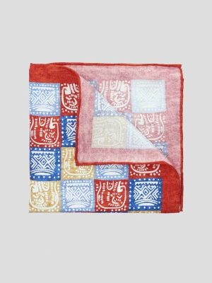 Poszetka Mixkolor Jedwabna Patchwork Lancerto