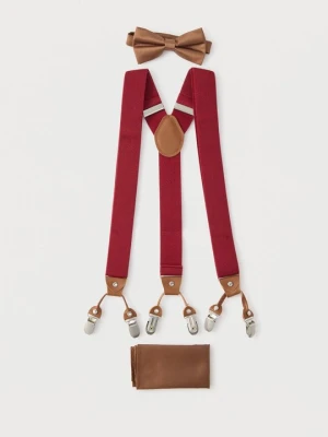 Poszetka Pier One By Zalando bordowy