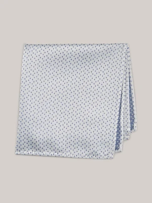 Poszetka w kolorze ecru/jasnoniebieskim z wzorem Joop