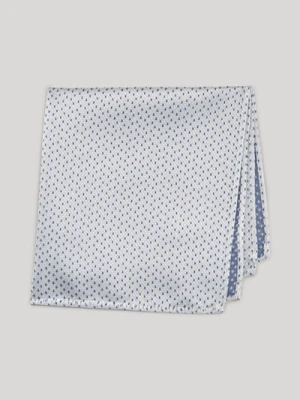 Poszetka w kolorze ecru/jasnoniebieskim z wzorem Joop