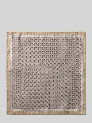 Poszetka z czystego jedwabiu z nadrukiem na całej powierzchni Verugia