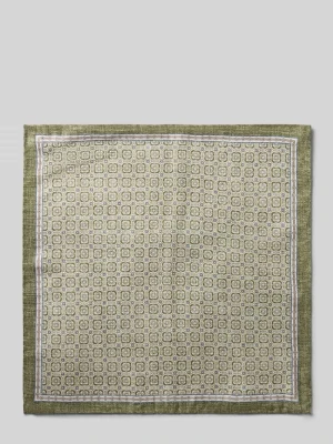 Poszetka z czystego jedwabiu z nadrukiem na całej powierzchni Verugia