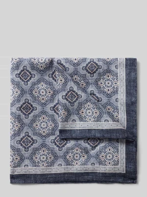 poszetka z dodatkiem jedwabiu model 'Ornament' Verugia