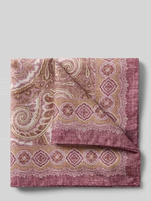 poszetka z dodatkiem jedwabiu model 'Paisley' Verugia