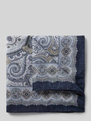 poszetka z dodatkiem jedwabiu model 'Paisley' Verugia