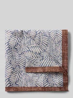 Poszetka z dodatkiem jedwabiu model 'Plant' Verugia