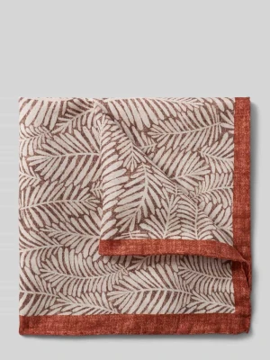 Poszetka z dodatkiem jedwabiu model 'Plant' Verugia