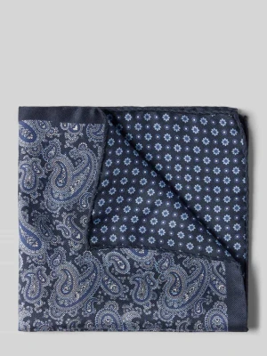 Poszetka z jedwabiu z obszytymi brzegami Verugia