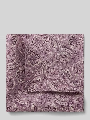 Poszetka z jedwabiu ze wzorem na całej powierzchni Blick