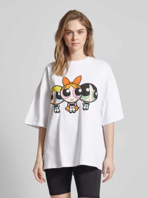 Powerpuff Girls x REVIEW — T-shirt z detalami z logo