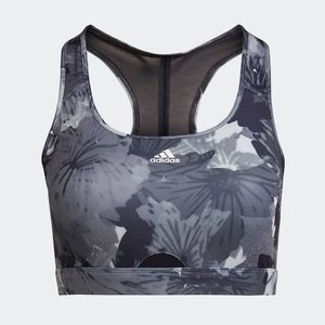 Powerreact Training Medium-Support Allover Print Bra (Plus Size) Adidas