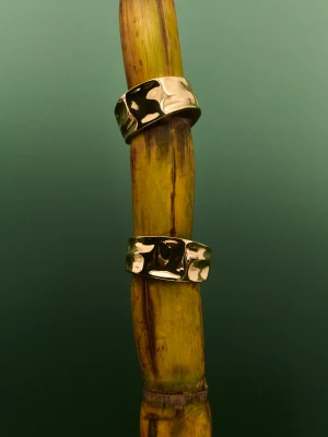 Pozłacana bransoletka o nieregularnym kształcie TARANKO