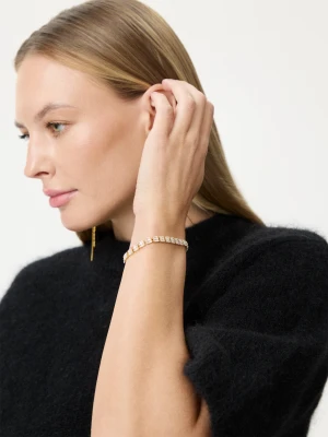 Pozłacana bransoletka z cyrkoniami TARANKO