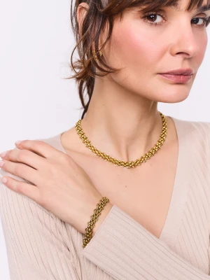 Pozłacana bransoletka z łańcuszków TARANKO