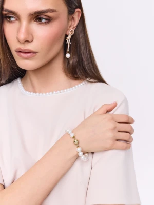Pozłacana bransoletka z pereł TARANKO