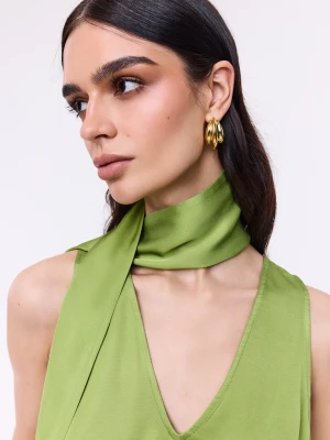 Pozłacane kolczyki o wyjatkowym kształcie TARANKO