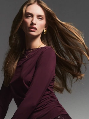 Pozłacane kolczyki w kształcie kropli TARANKO