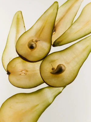 Pozłacane kolczyki w kształcie kropli TARANKO