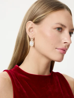 Pozłacane kolczyki z cyrkoniami TARANKO