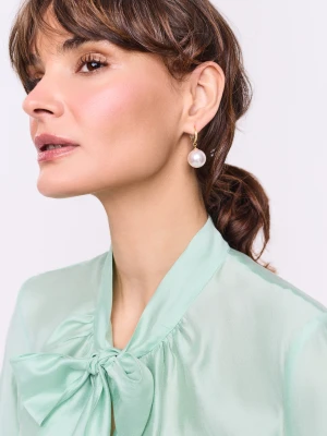 Pozłacane kolczyki z perłami TARANKO