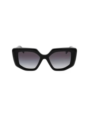 Prada, Modne okulary przeciwsłoneczne dla kobiet Black, female,