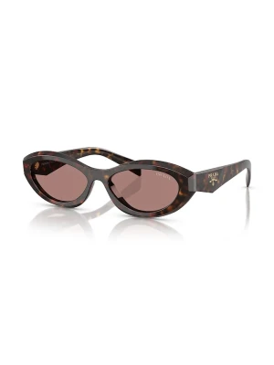Prada okulary przeciwsłoneczne damskie brązowy