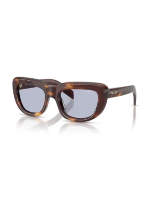 Prada okulary przeciwsłoneczne kocie oczy damskie brązowy