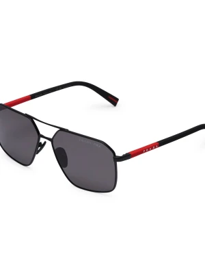 PRADA SPORT Okulary przeciwsłoneczne Linea Rossa czarny