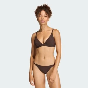 Prążkowana góra bikini Iconisea z wyjmowanymi wkładkami i trójkątnym krojem Adidas