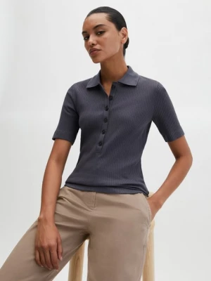 Prążkowana koszulka polo slim Marc O'Polo