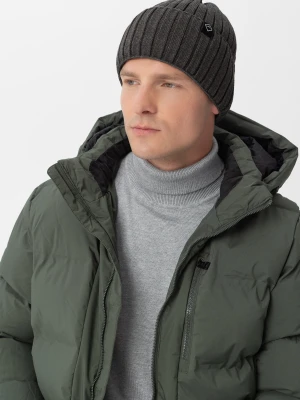 Prążkowana, zimowa czapka H-NORTH Volcano