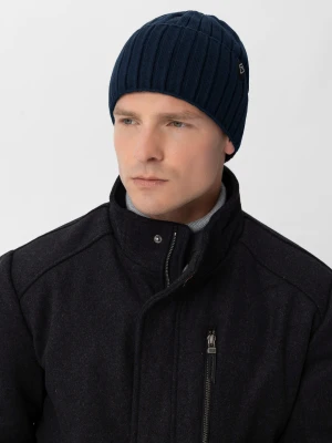 Prążkowana, zimowa czapka H-NORTH Volcano