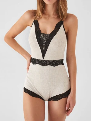 Prążkowane body z włókna kawy Cafe Bombon od Poupee Marilyn