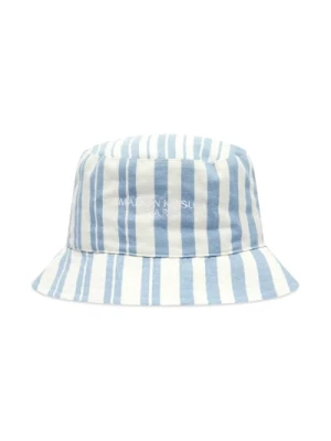 Prążkowany kapelusz z haftowanym logo Maison Kitsuné