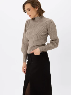 Prążkowany sweter S-MOKA Volcano