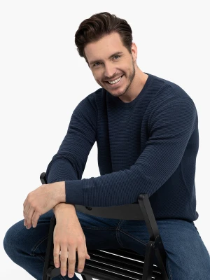 Prążkowany sweter S-MONO Volcano