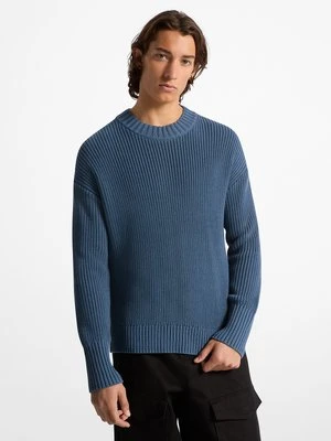 Prążkowany sweter z bawełny Michael Kors Mens