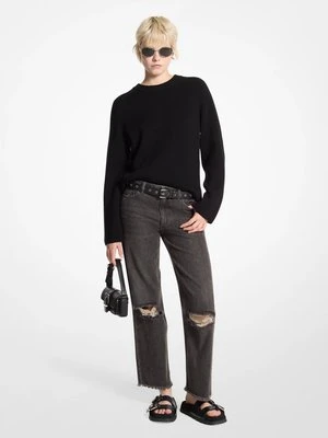 Prążkowany sweter z wełny z merynosów MICHAEL Michael Kors