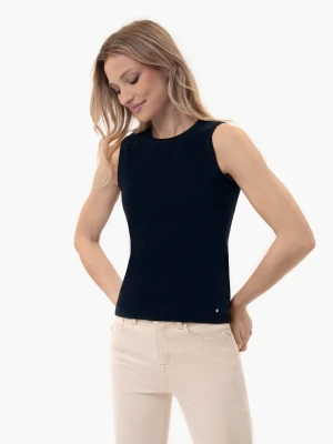 Prążkowany top, Slim Fit, T-DEMI Volcano