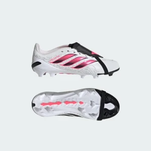 Dziecięce buty piłkarskie na twardą nawierzchnię (FG) z wywijanym językiem Predator League Adidas