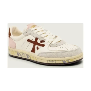 Premiata Skórzane sneakersy BSKT CLAYD VAR 8284 | zamsz