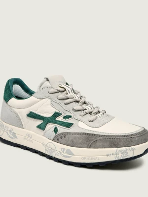 Premiata Skórzane sneakersy NOUS szary