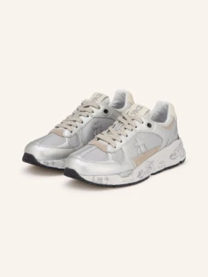 Premiata Sneaker Mased Z Kamieniami Ozdobnymi silber