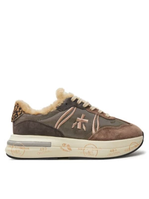 Premiata Sneakersy Cassie 7072M Brązowy