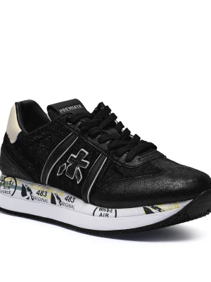 Premiata Sneakersy CONNY | z dodatkiem skóry czarny